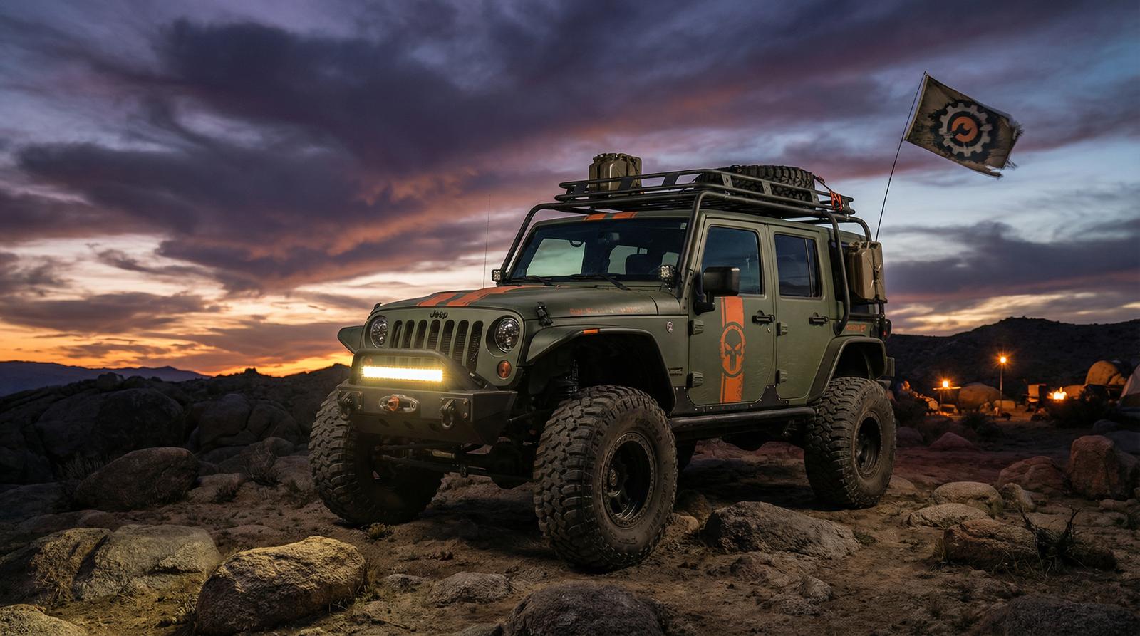 黑丝越野车改装视频